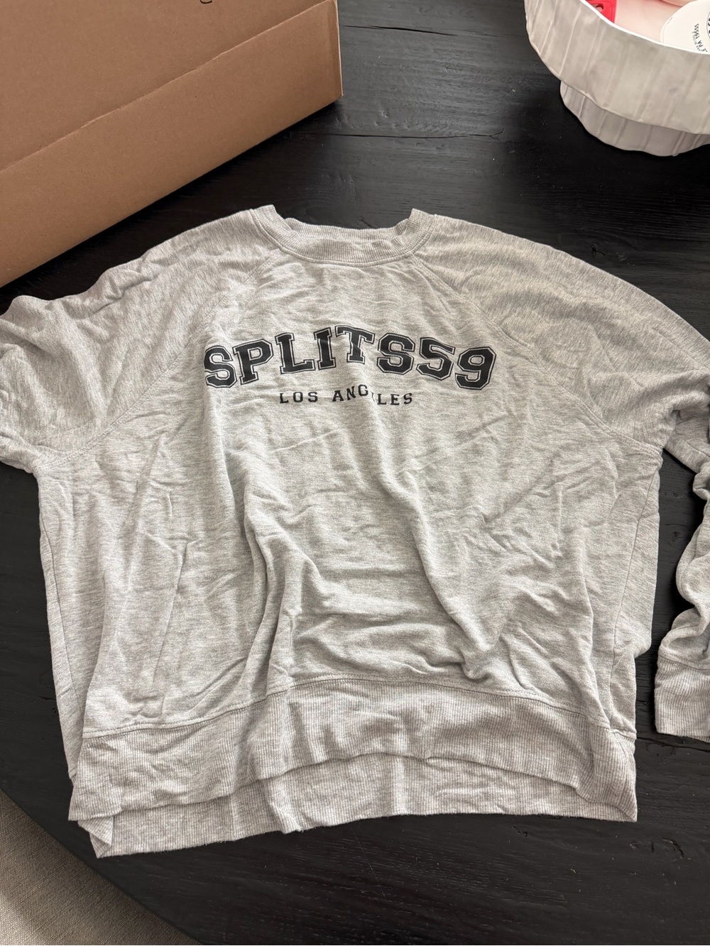 Splits59 Light Gray Logo Crewneck Sweatshirt